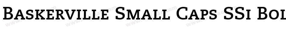 Baskerville Small Caps SSi Bold Small Caps字体转换
